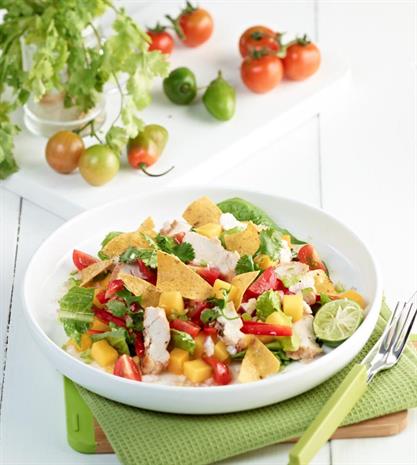 Spicy Chicken & Jalapeno Salad